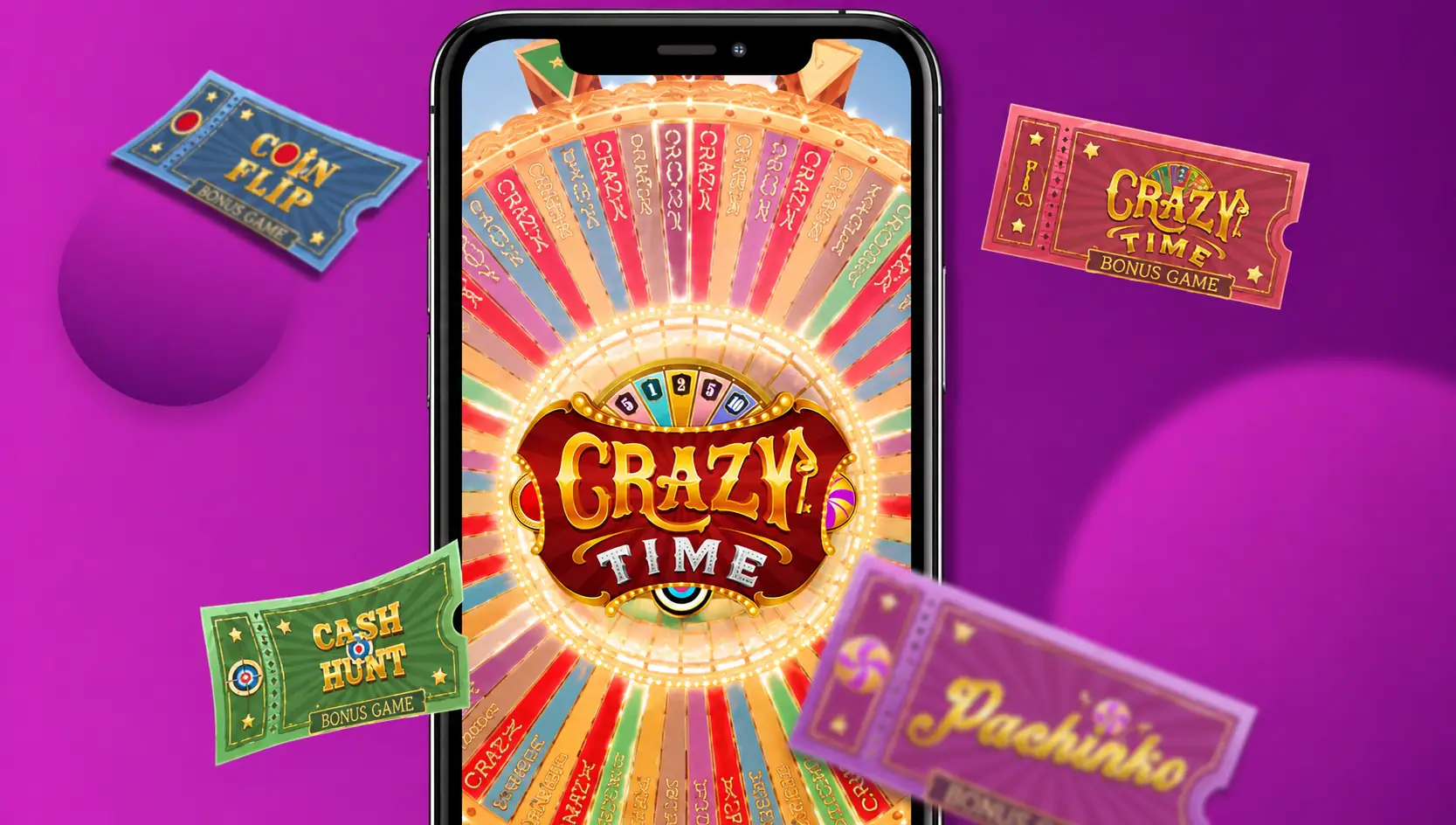 Crazy Time game show banner for CrazyTimeBot terms